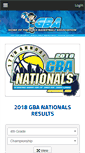 Mobile Screenshot of gbabasketball.com